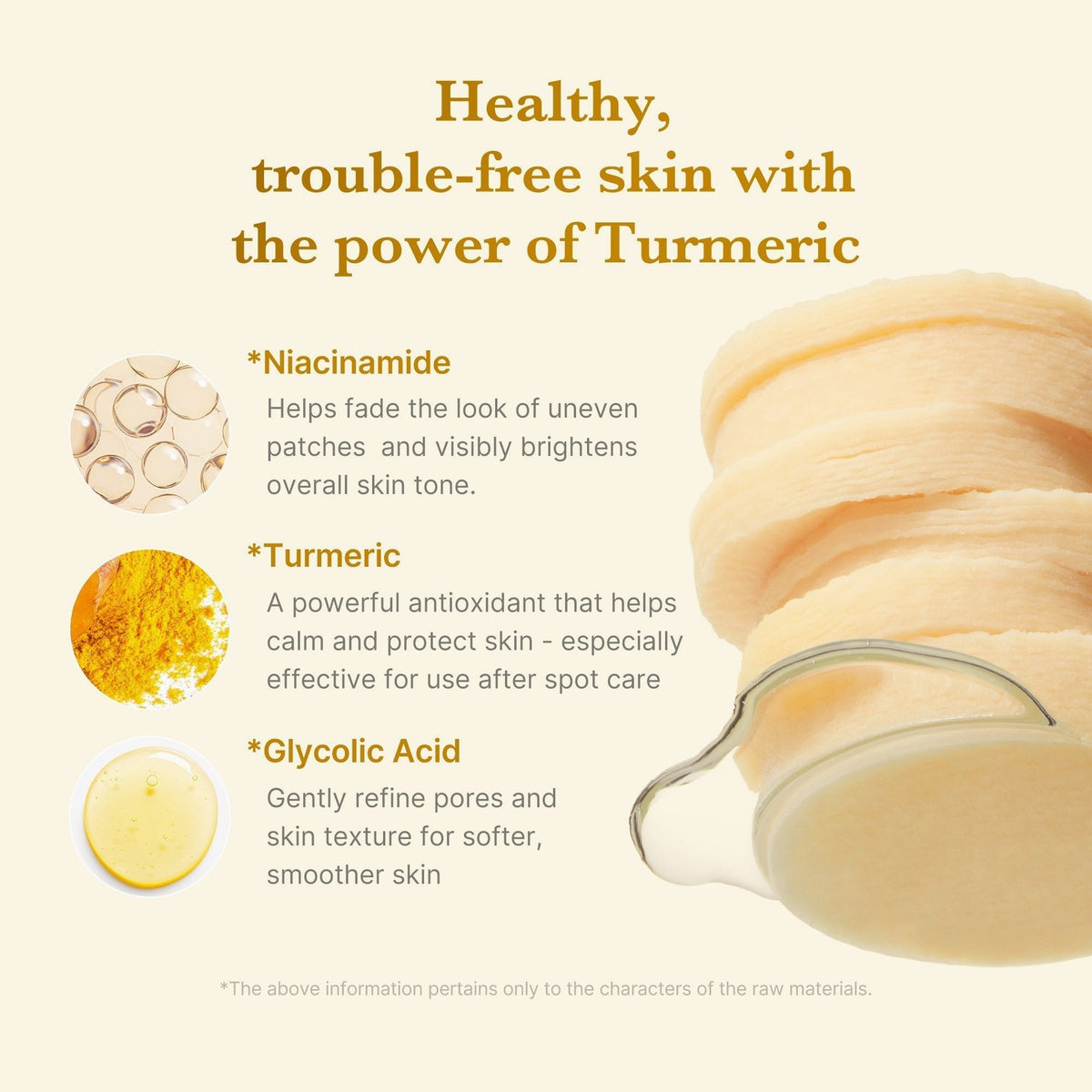 Kojic Acid Tumeric Toner Pad