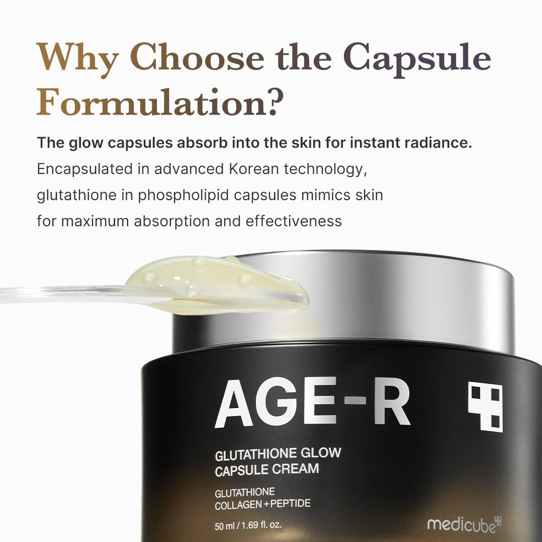 AGE-R Glutathione Glow Capsule Cream