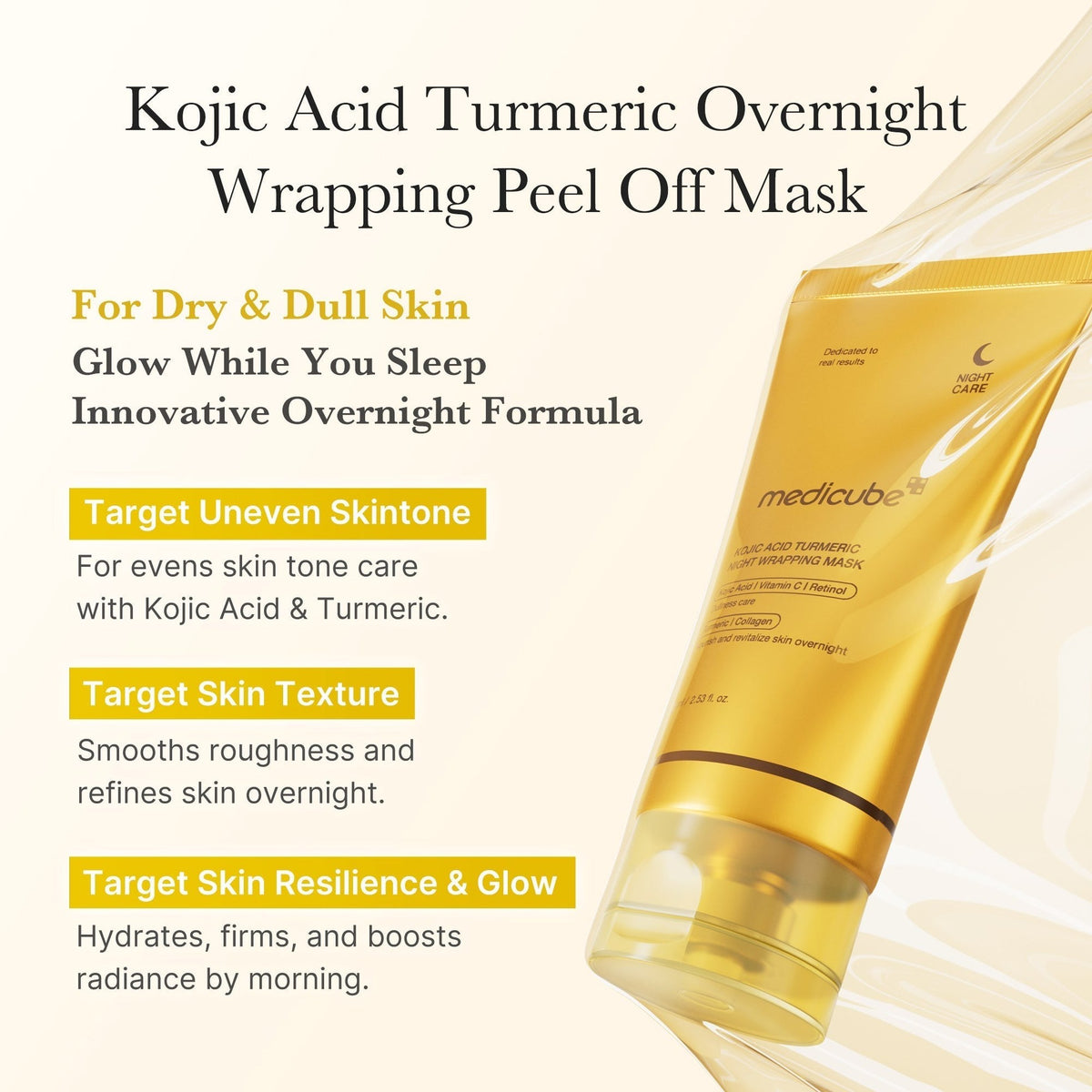 Kojic Acid Turmeric Overnight Wrapping Mask