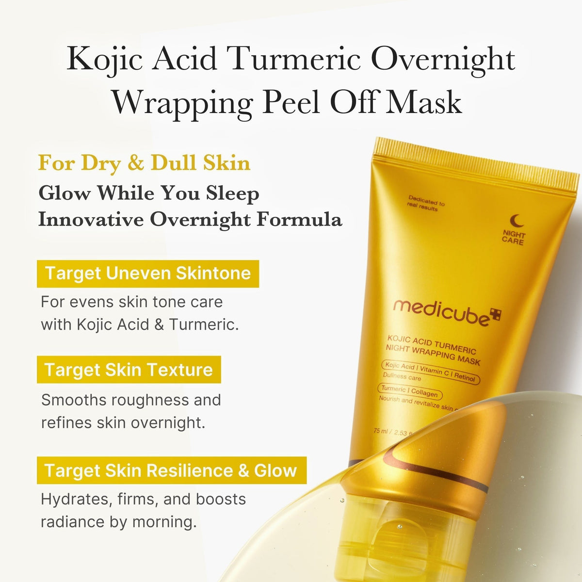 Kojic Acid Turmeric Overnight Wrapping Mask