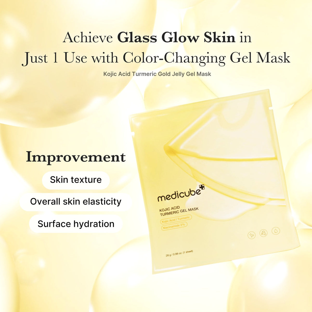 Kojic Acid Turmeric Gold Jelly Gel Mask