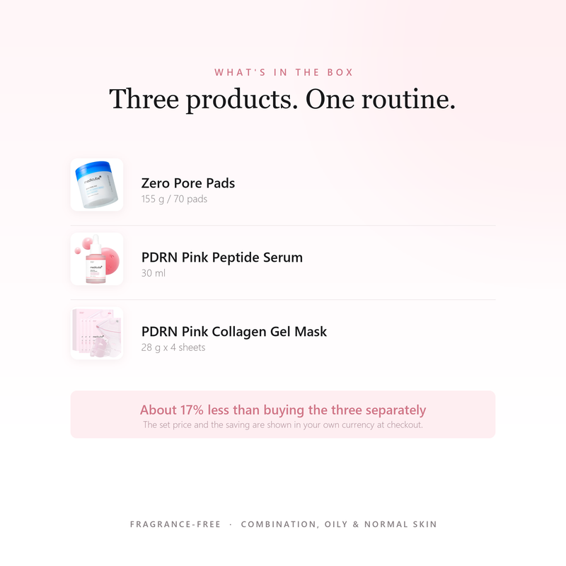 Why the set and not the three separately?
